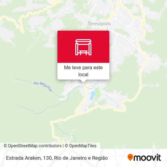 Estrada Araken, 130 mapa