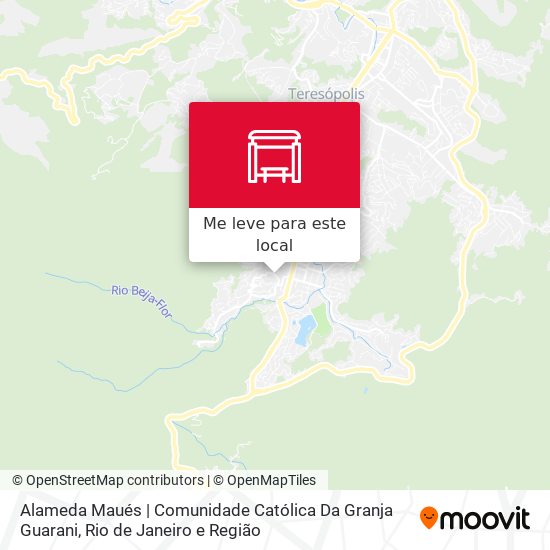 Alameda Maués | Comunidade Católica Da Granja Guarani mapa