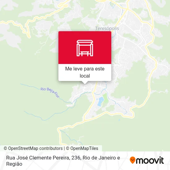 Rua José Clemente Pereira, 236 mapa