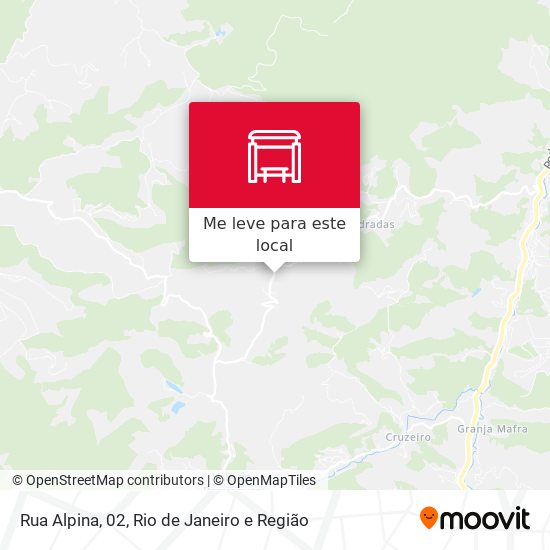 Rua Alpina, 02 mapa