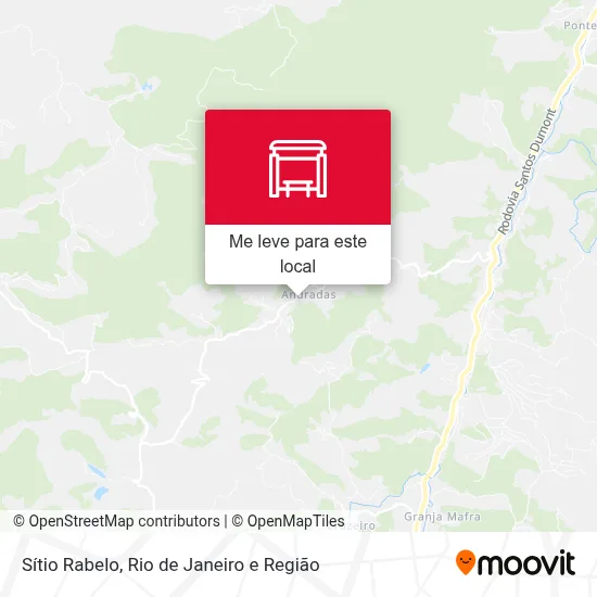 Sítio Rabelo mapa