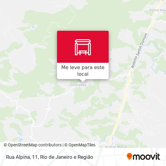 Rua  Alpina, 11 mapa