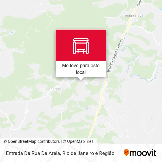 Entrada Da Rua Da Areia mapa