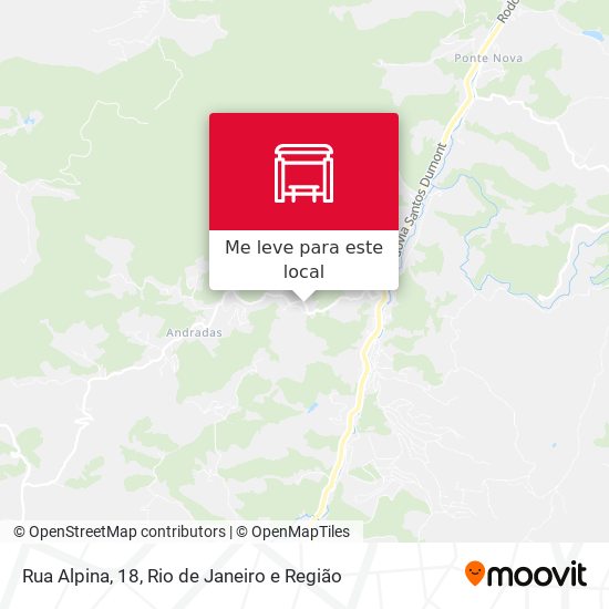 Rua  Alpina, 18 mapa