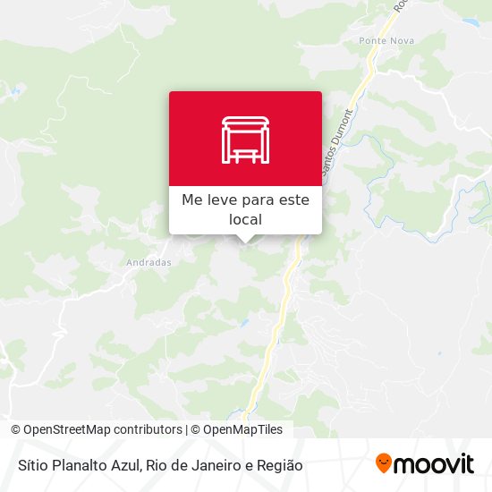 Sítio Planalto Azul mapa