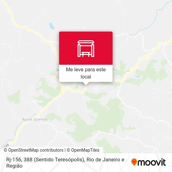 Rj-156, 388 (Sentido Teresópolis) mapa