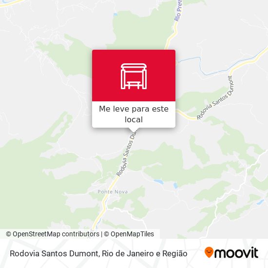 Rodovia Santos Dumont mapa