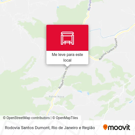 Rodovia Santos Dumont mapa