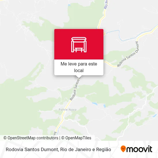 Rodovia Santos Dumont mapa