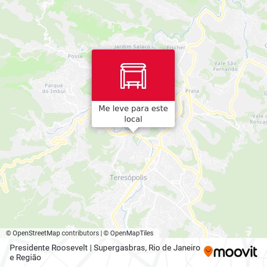 Presidente Roosevelt | Supergasbras mapa