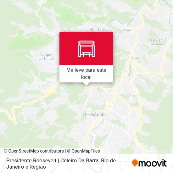 Presidente Roosevelt | Celeiro Da Barra mapa