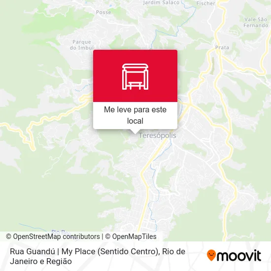 Rua Guandú | My Place (Sentido Centro) mapa