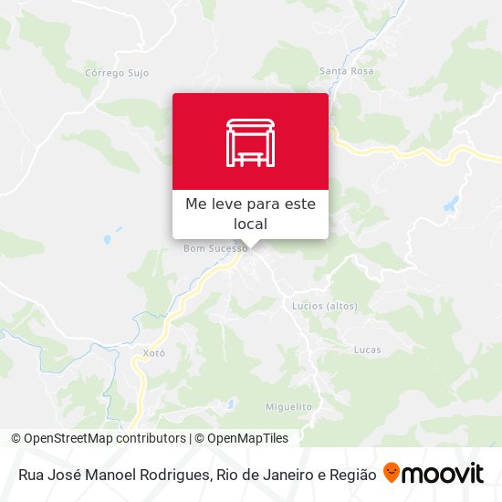 Rua José Manoel Rodrigues mapa