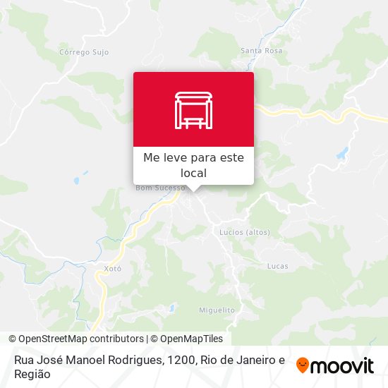 Rua José Manoel Rodrigues, 1200 mapa