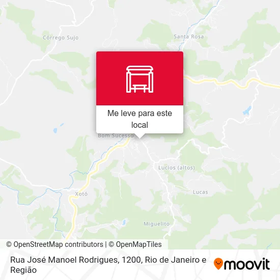 Rua José Manoel Rodrigues, 1200 mapa