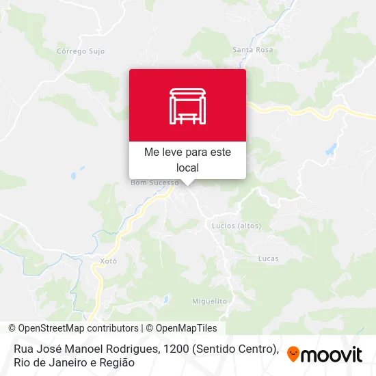 Rua José Manoel Rodrigues, 1200 (Sentido Centro) mapa