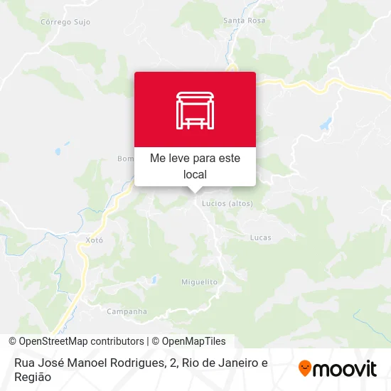 Rua José Manoel Rodrigues, 2 mapa