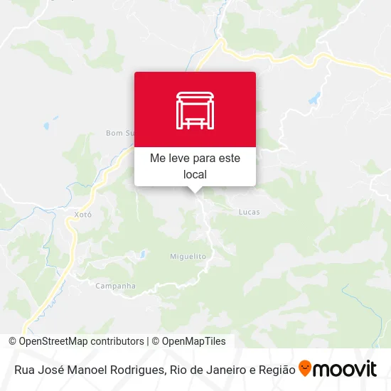 Rua José Manoel Rodrigues mapa