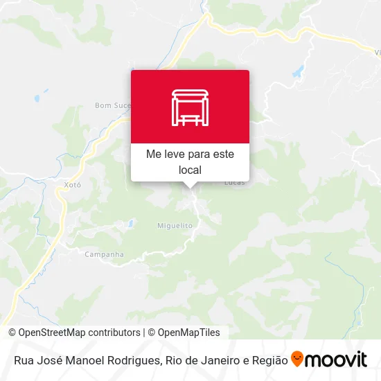 Rua José Manoel Rodrigues mapa