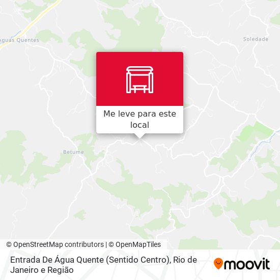 Entrada De Água Quente (Sentido Centro) mapa