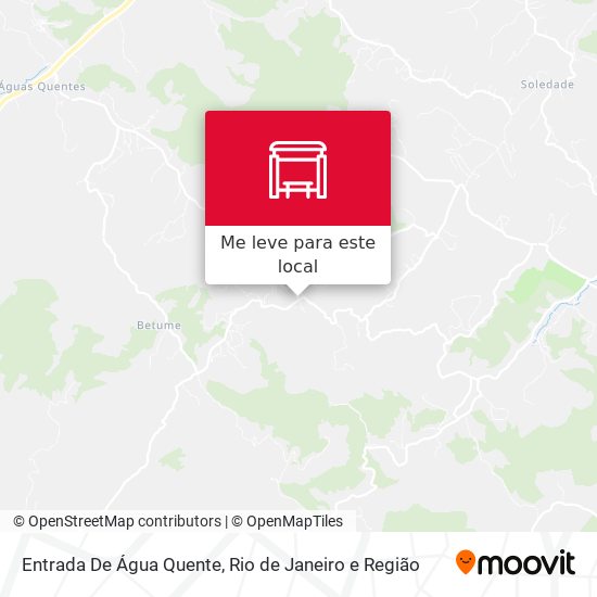 Entrada De Água Quente mapa