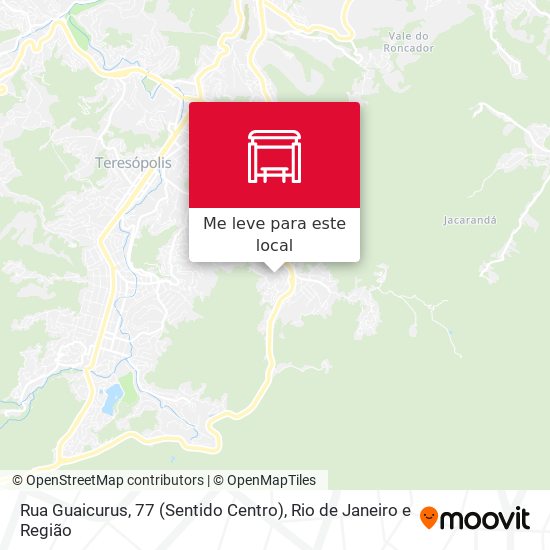 Rua Guaicurus, 77 (Sentido Centro) mapa