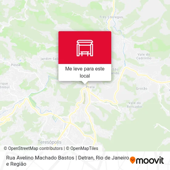 Rua Avelino Machado Bastos | Detran mapa