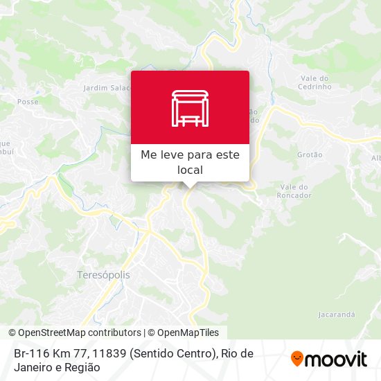Br-116 Km 77, 11839 (Sentido Centro) mapa