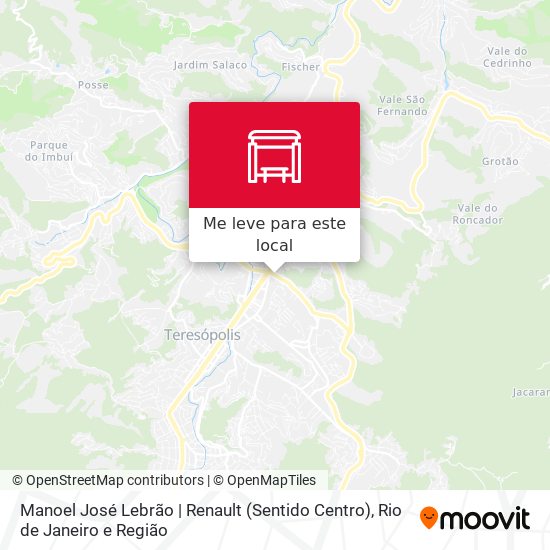 Manoel José Lebrão | Renault (Sentido Centro) mapa