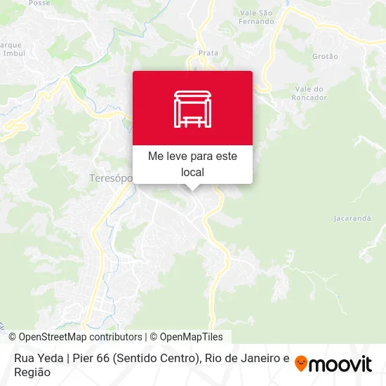 Rua Yeda | Pier 66 (Sentido Centro) mapa