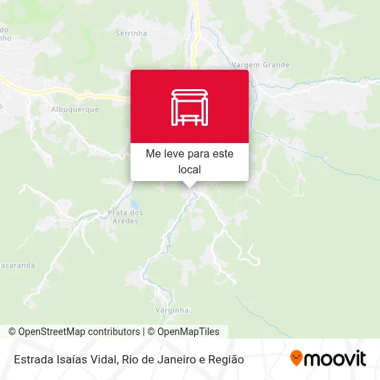 Estrada Isaías Vidal mapa
