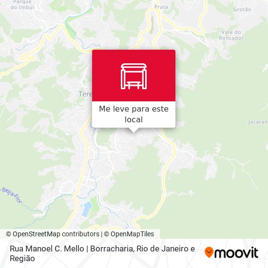 Rua Manoel C. Mello |  Borracharia mapa