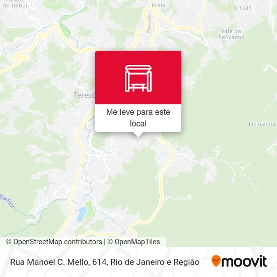 Rua Manoel C. Mello, 614 mapa