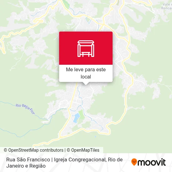 Rua São Francisco | Igreja Congregacional mapa