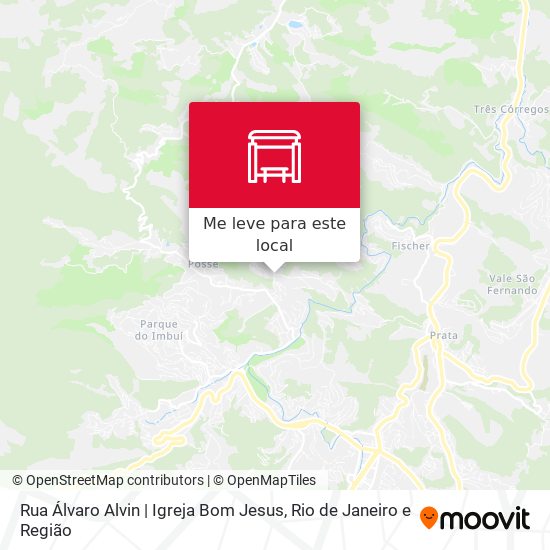 Rua Álvaro Alvin | Igreja Bom Jesus mapa
