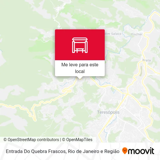 Entrada Do Quebra Frascos mapa