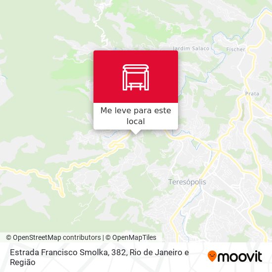 Estrada Francisco Smolka, 382 mapa