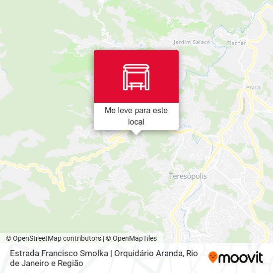 Estrada Francisco Smolka | Orquidário Aranda mapa