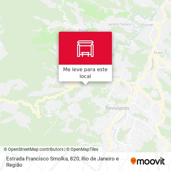 Estrada Francisco Smolka, 820 mapa