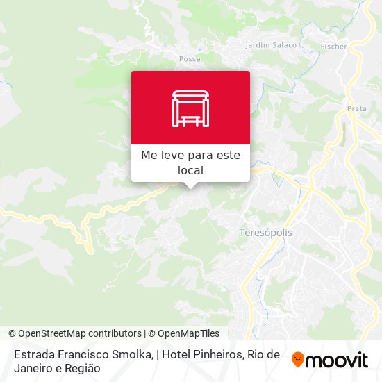 Estrada Francisco Smolka, | Hotel Pinheiros mapa