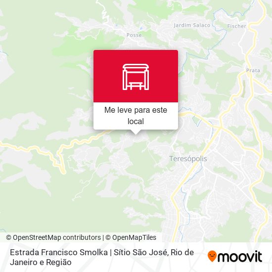 Estrada Francisco Smolka | Sítio São José mapa