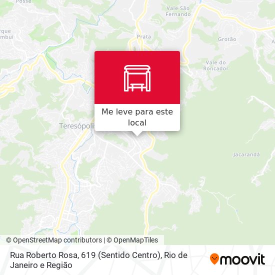 Rua Roberto Rosa, 619 (Sentido Centro) mapa