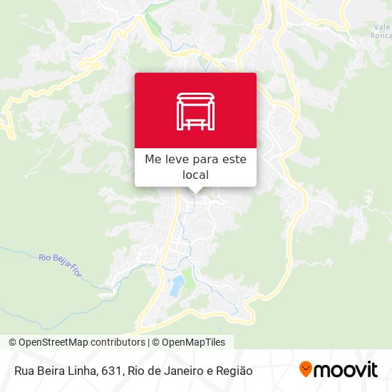 Rua Beira Linha, 631 mapa