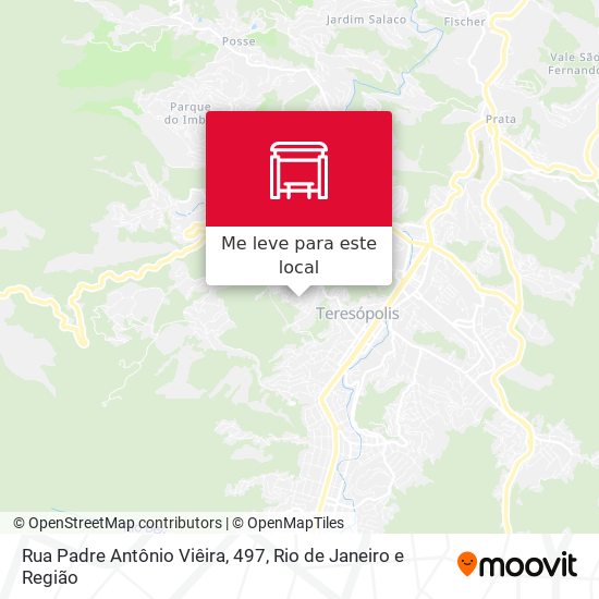 Rua Padre Antônio Viêira, 497 mapa