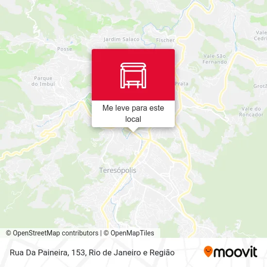 Rua Da Paineira, 153 mapa