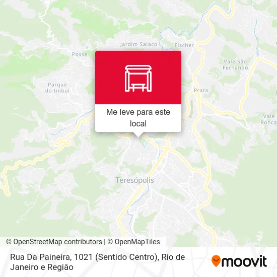 Rua Da Paineira, 1021 (Sentido Centro) mapa