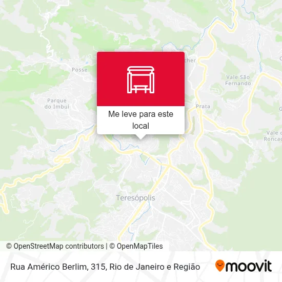 Rua Américo Berlim, 315 mapa