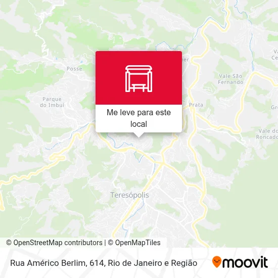 Rua Américo Berlim, 614 mapa