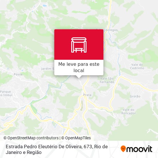 Estrada Pedro Eleutério De Oliveira, 673 mapa
