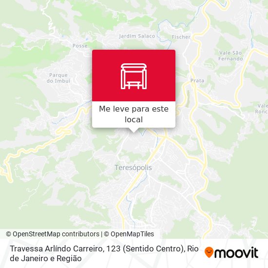 Travessa Arlíndo Carreiro, 123 (Sentido Centro) mapa